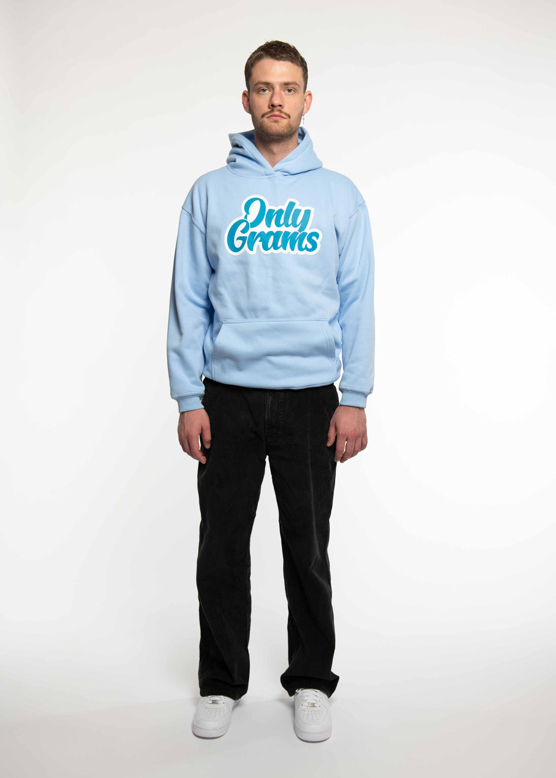 OnlyGrams Hoodie Baby Blau