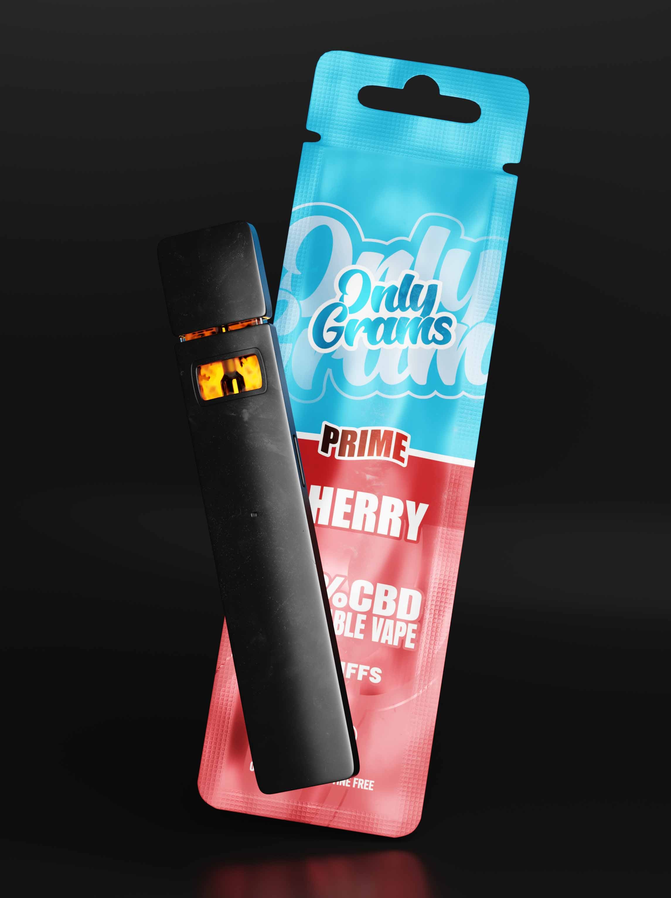 Vape desechable de CBD con sabor a cereza