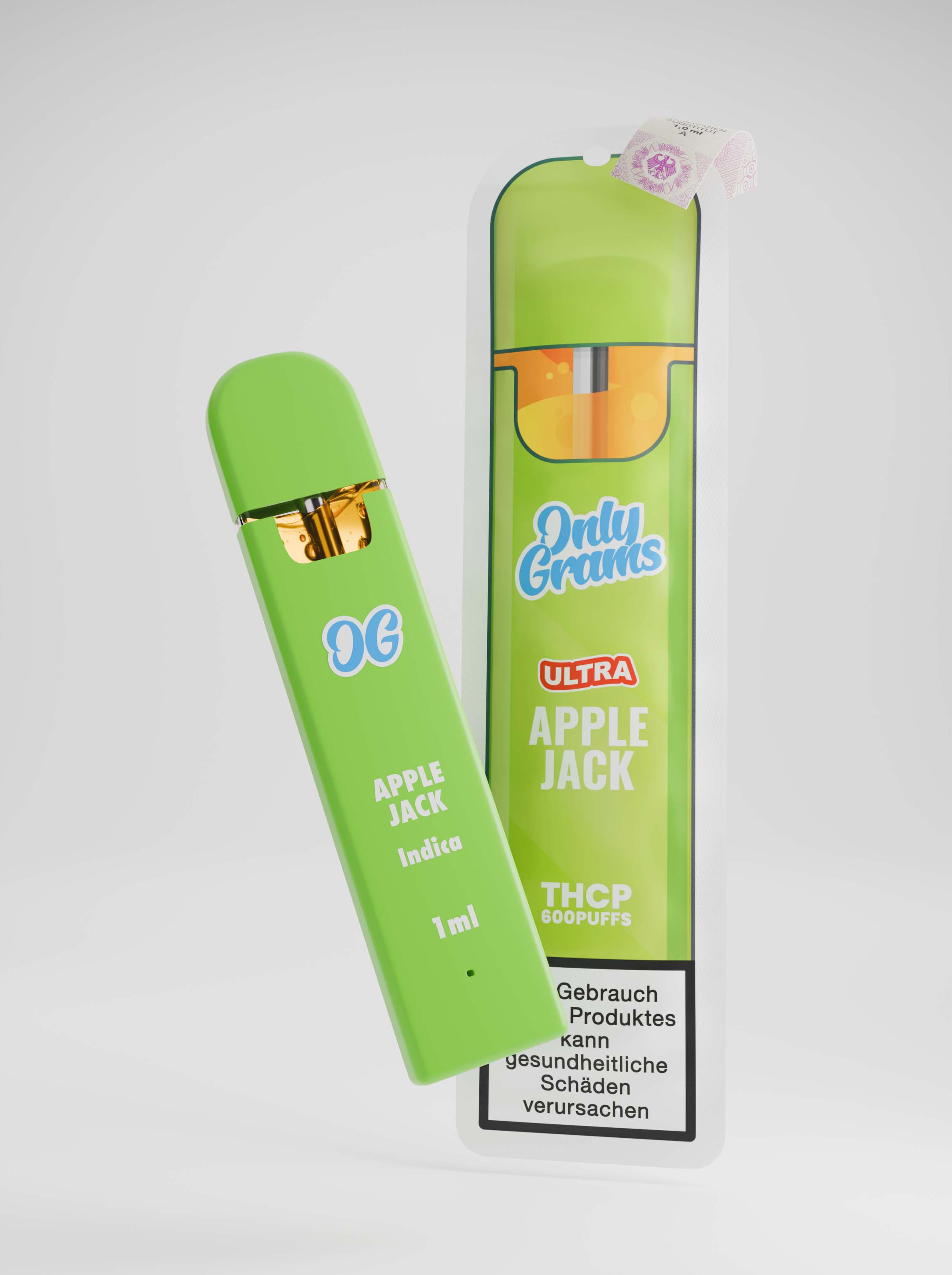 Vape desechable de THCP | Apple Jack (Indica) | Ultra