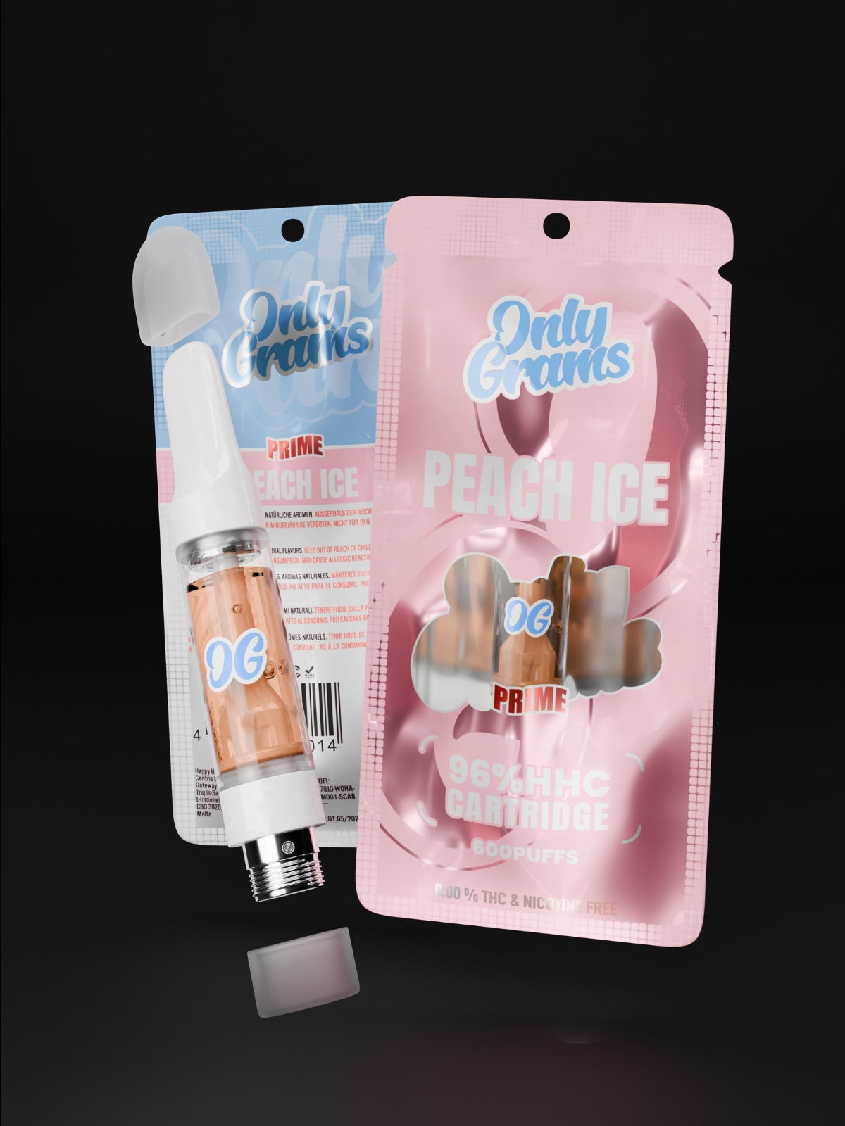 HHC Prime Kartusche – Peach Ice